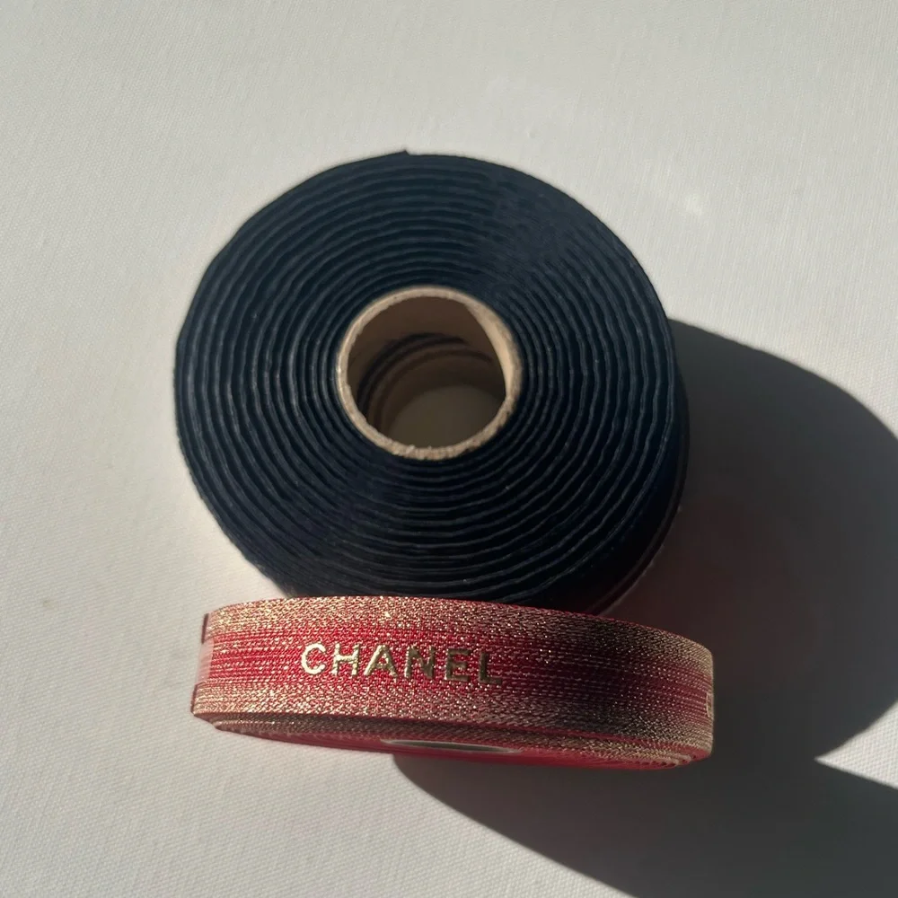 Chanel Holiday Red Ribbon Roll